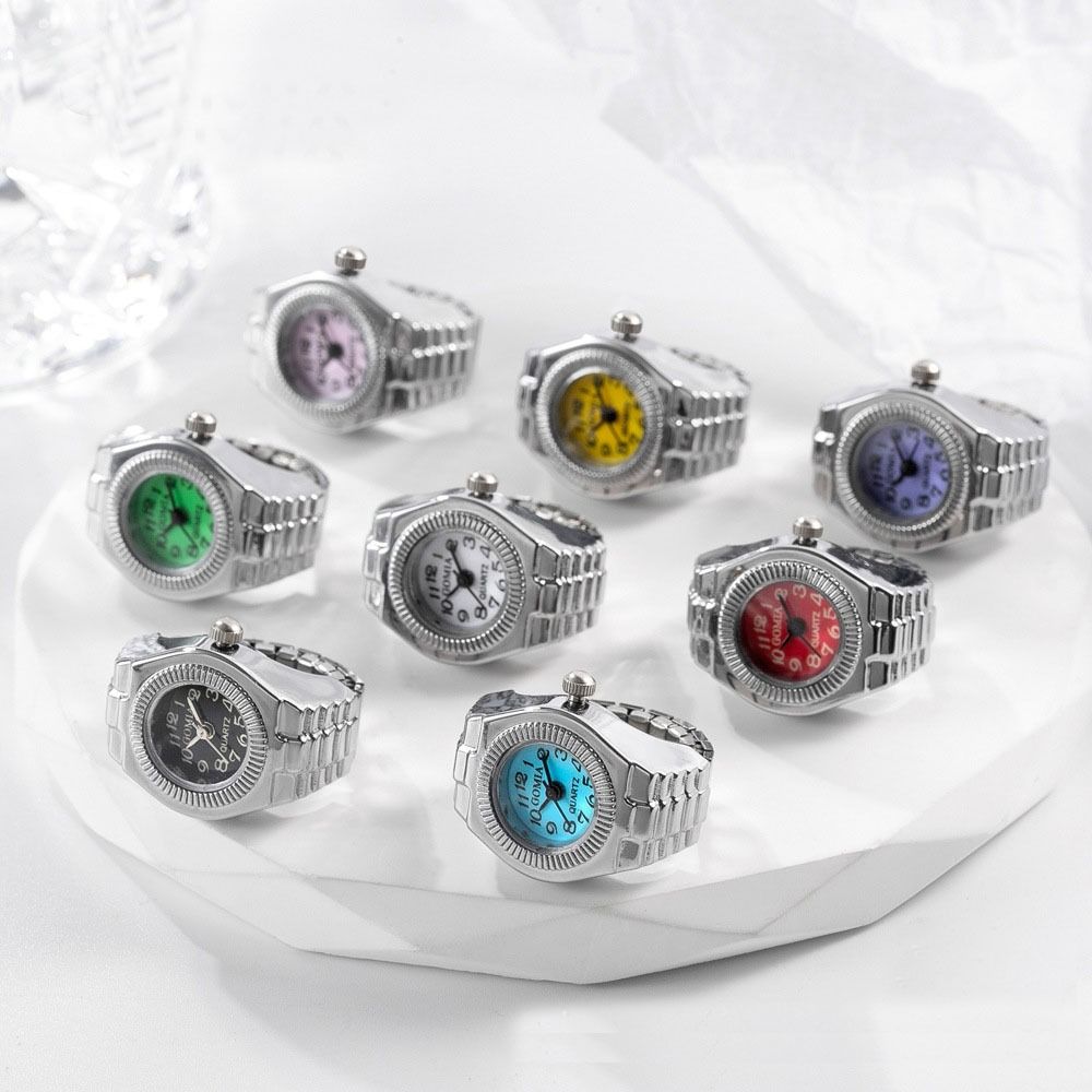 Punk Mini Finger Watch Rings C - Canvas Strap Watch recensione e prezzo