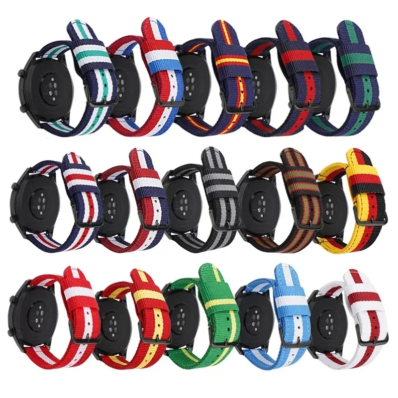 Nylon Watch Strap 20mm 22mm Qu - Canvas Strap Watch recensione e prezzo