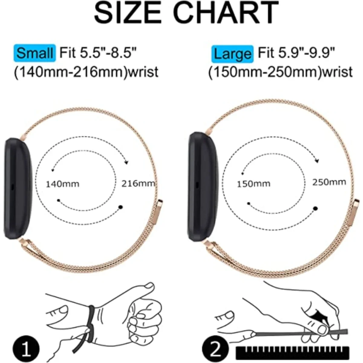 Milanese Strap for Fitbit Vers - Milanese Loop Magnetic recensione e prezzo