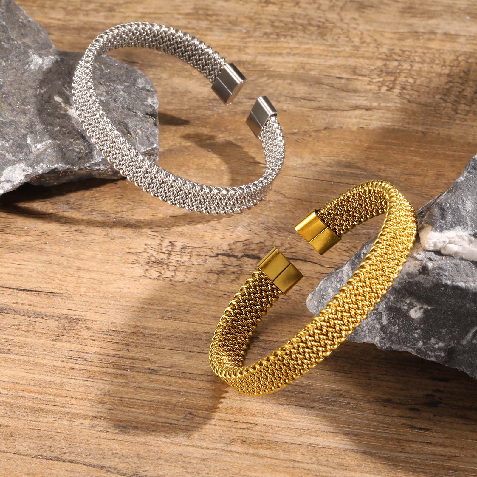 10mm Braided Stretch Strap Ope - Mesh Strap Metal recensione e prezzo