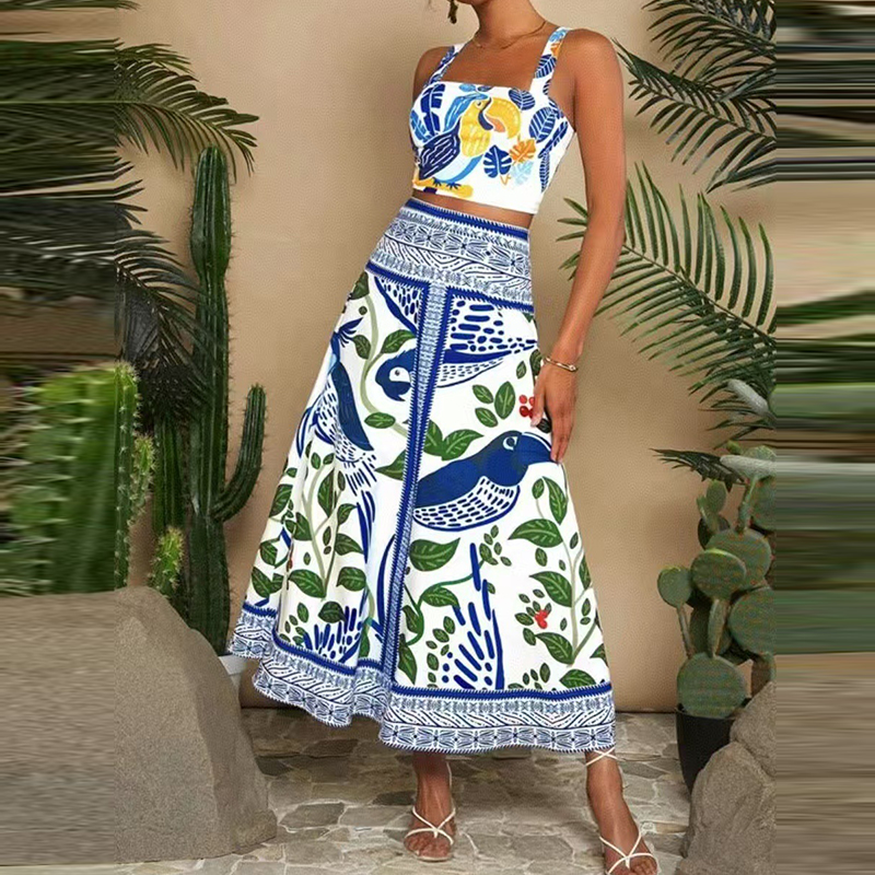 Women Sleeveless Straps Top &  - Tropic Strap Vintage recensione e prezzo