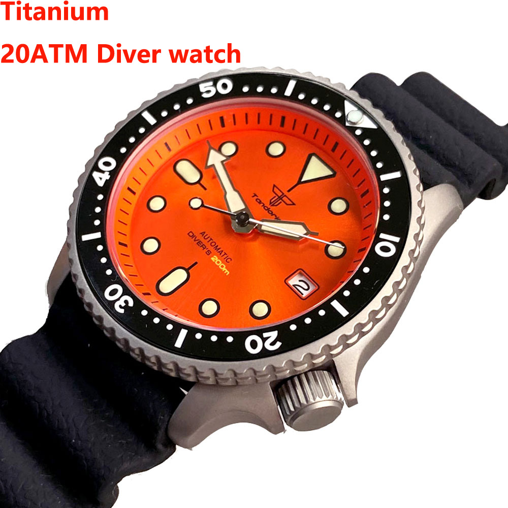 Tandorio 41mm Titanium NH35 Me - Rubber Strap Diver recensione e prezzo