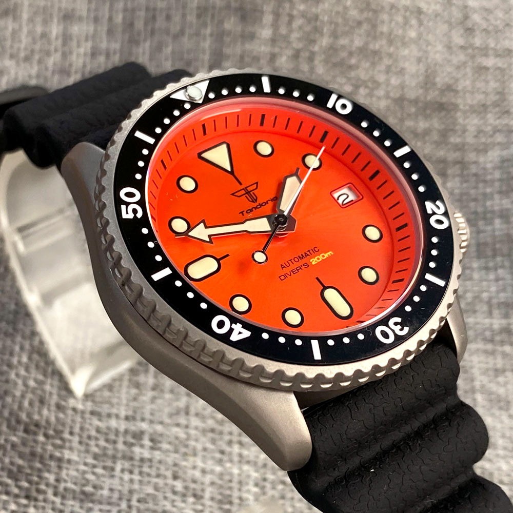 Tandorio 41mm Titanium NH35 Me - Rubber Strap Diver recensione e prezzo
