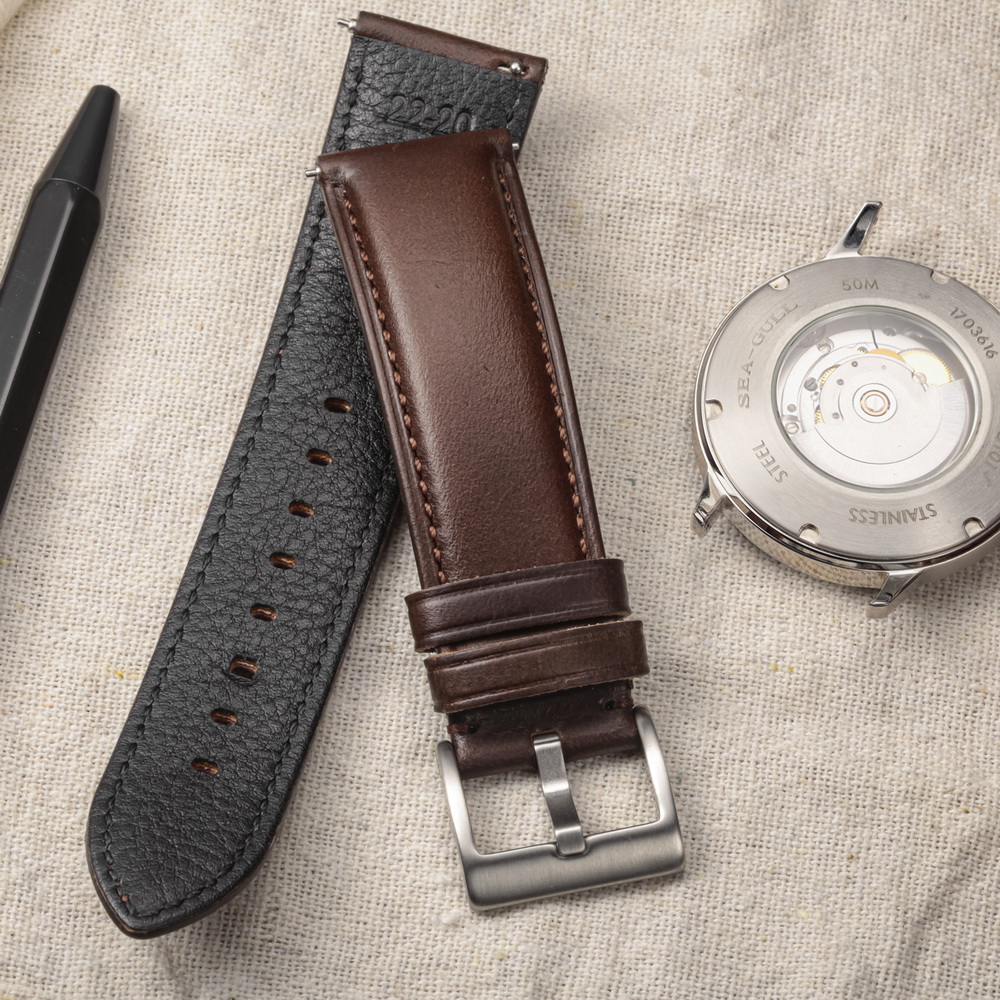 Hemsut Watch Bands Genuine Lea - Leather Strap Quick Release recensione e prezzo
