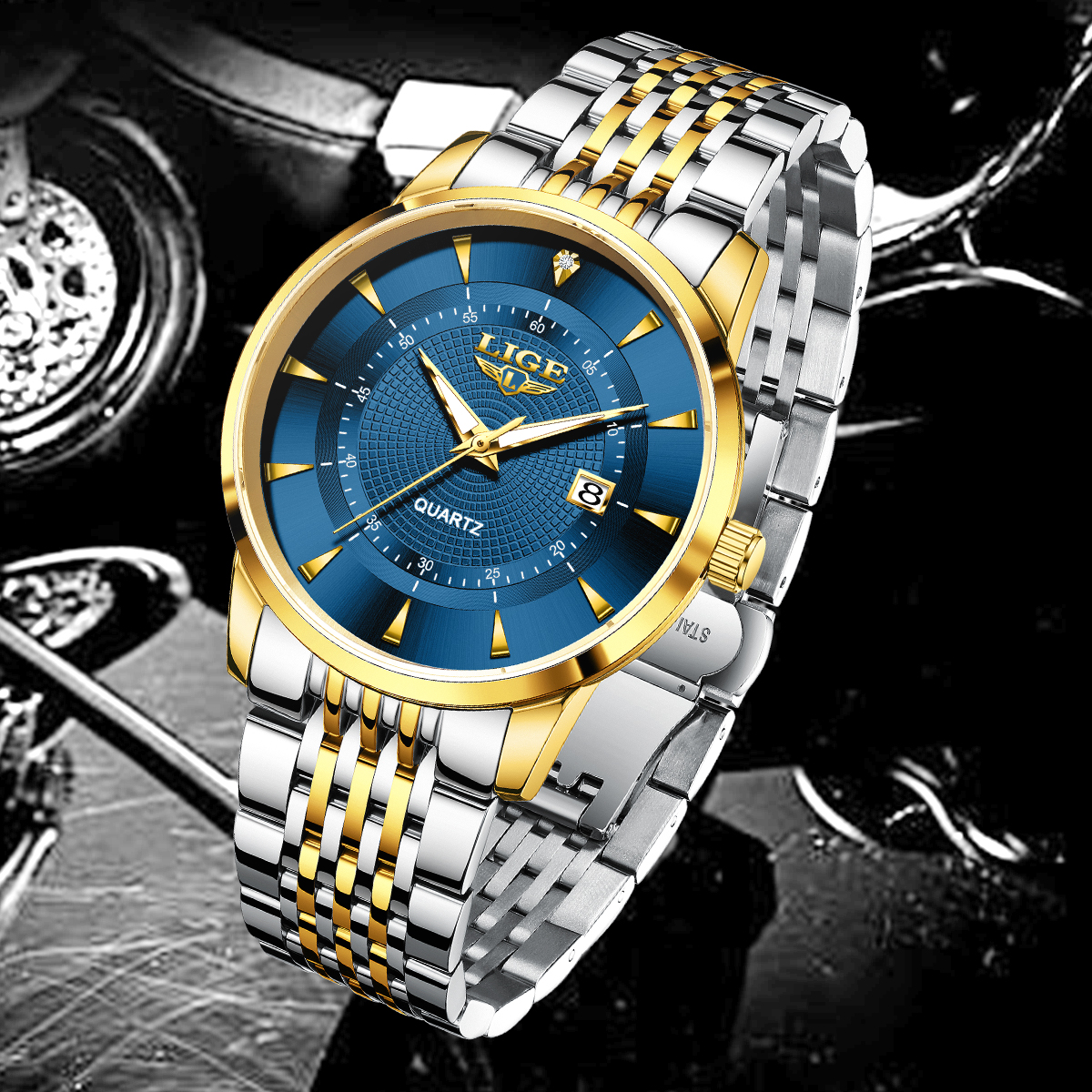 LIGE New 2026 Luxury Man Watch - Stainless Bracelet Diver recensione e prezzo