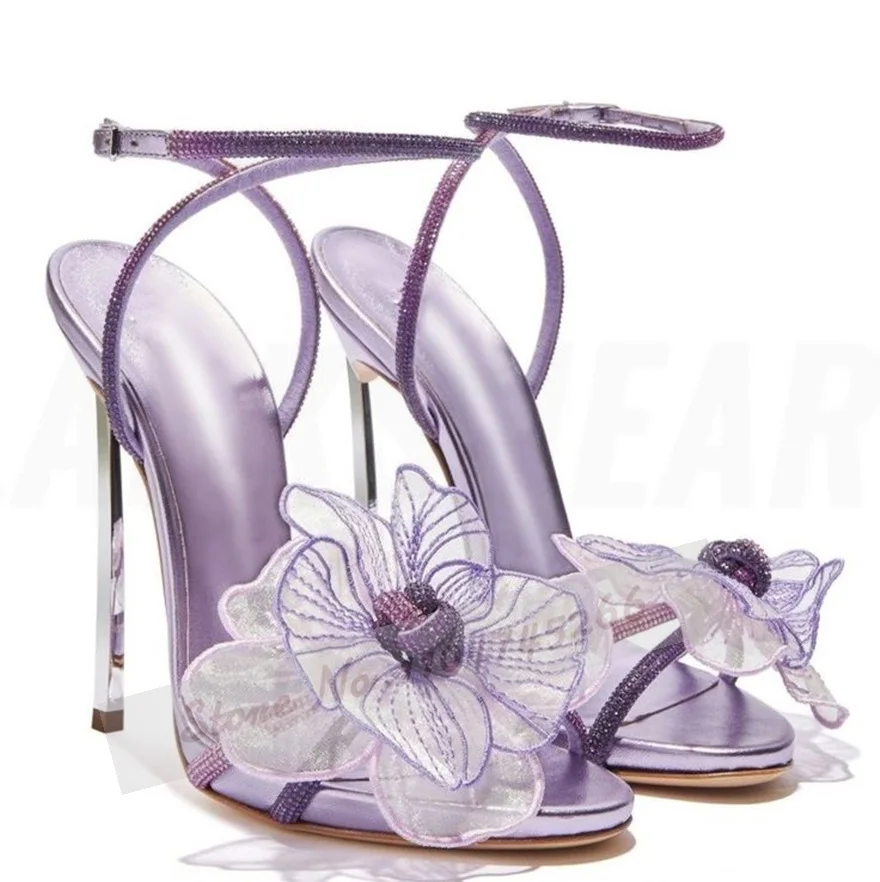 Silver Metal Blade Heel Fairy  - Mesh Strap Metal recensione e prezzo