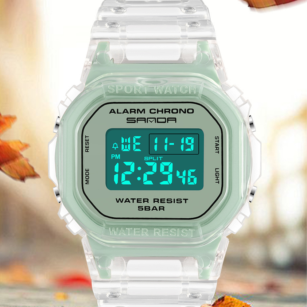 SANDA White Fashion Sport Watc - Rubber Strap Diver recensione e prezzo