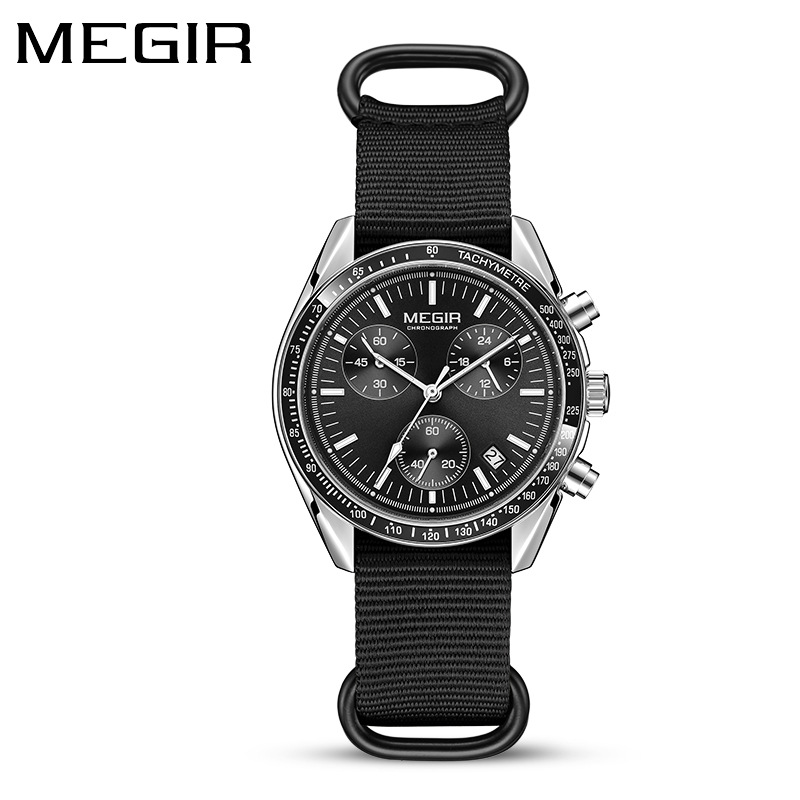 MEGIR 2247 New Luxury Men's Wa - Canvas Strap Watch recensione e prezzo