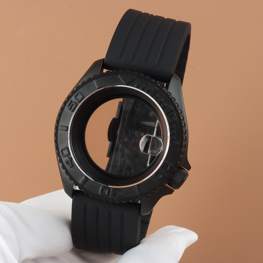 Black PVD 42mm Watch Case Rubb - Rubber Strap Diver recensione e prezzo
