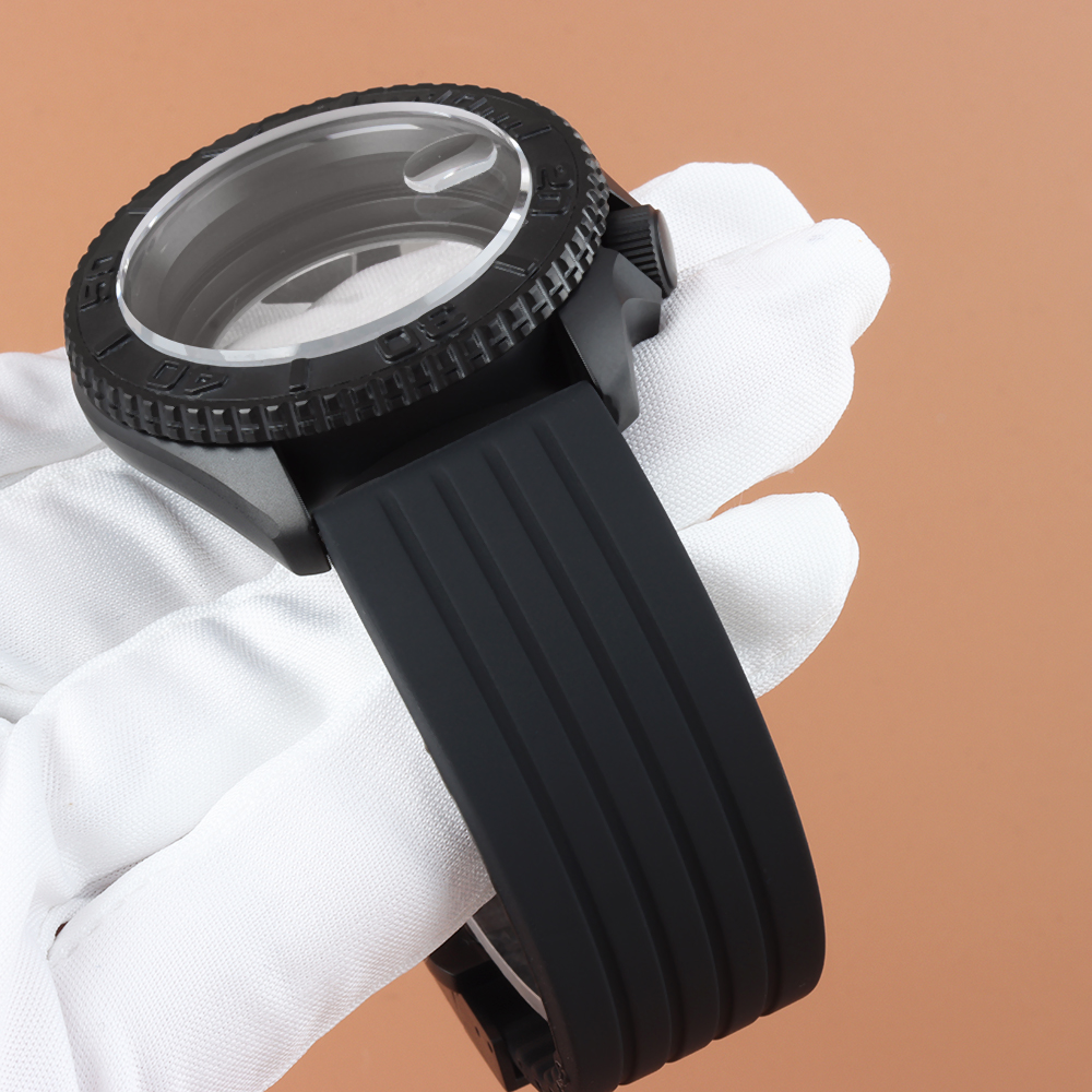 Black PVD 42mm Watch Case Rubb - Rubber Strap Diver recensione e prezzo