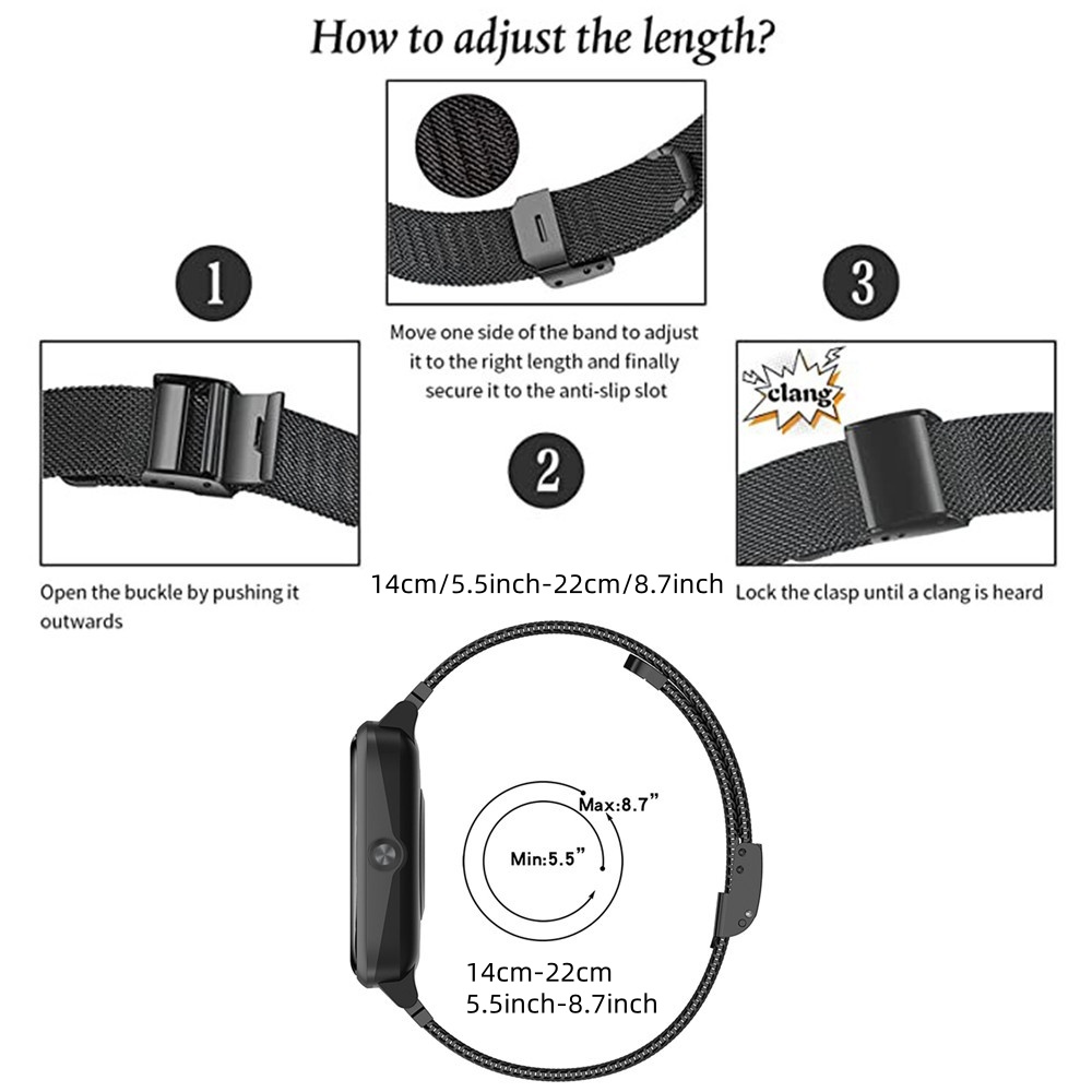 Metal Bands for Honor Watch 5  - Mesh Strap Metal recensione e prezzo