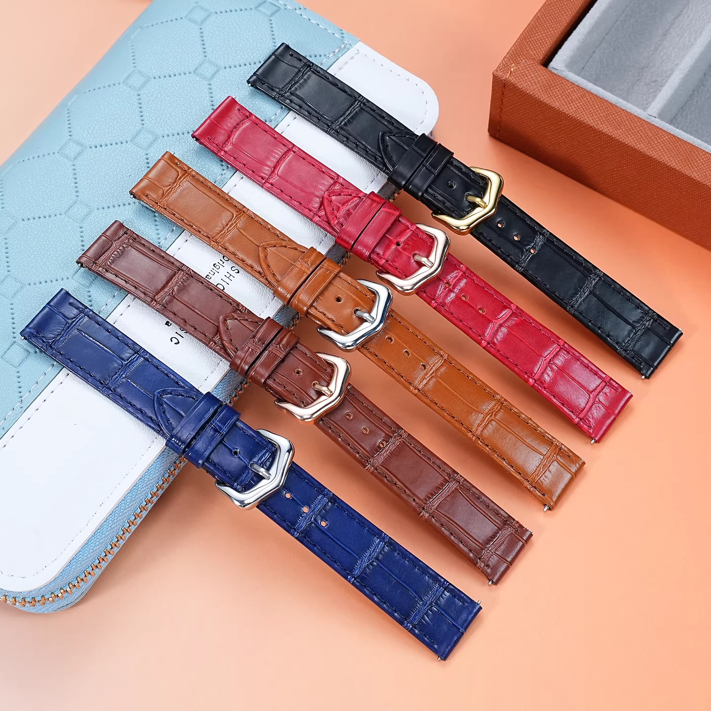 15mm 17mm 18mm 20mm Genuine Le - Leather Strap Quick Release recensione e prezzo