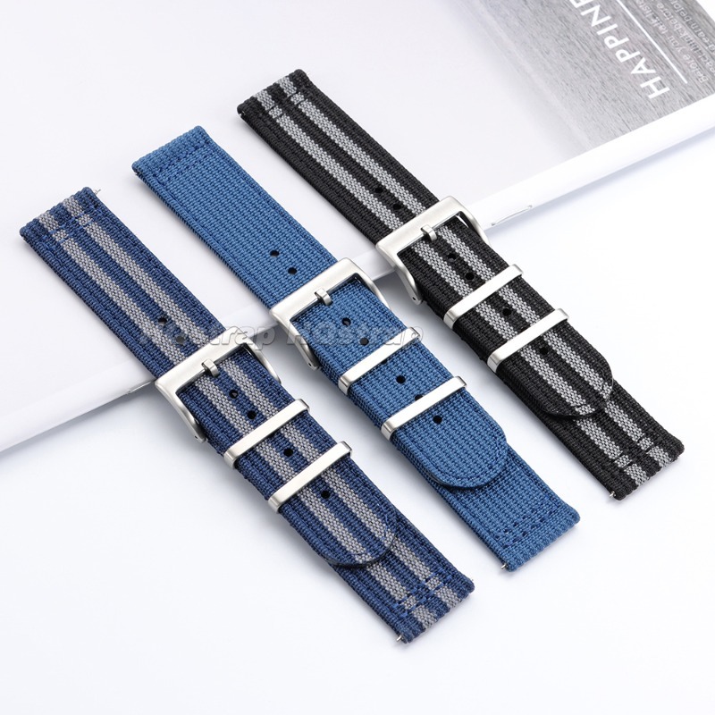 20mm 22mm Woven Nylon Strap fo - Canvas Strap Watch recensione e prezzo