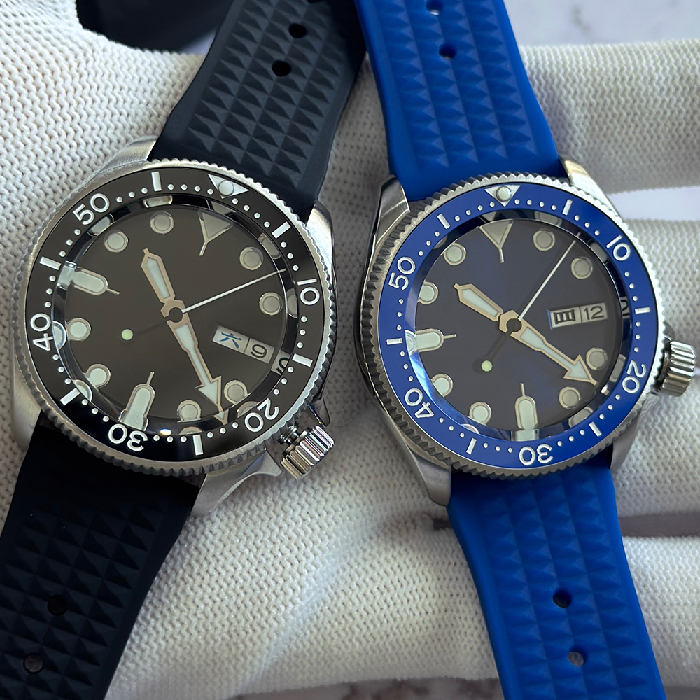 YEJIAOLAN 38mm NH36 Black Dial - Rubber Strap Diver recensione e prezzo