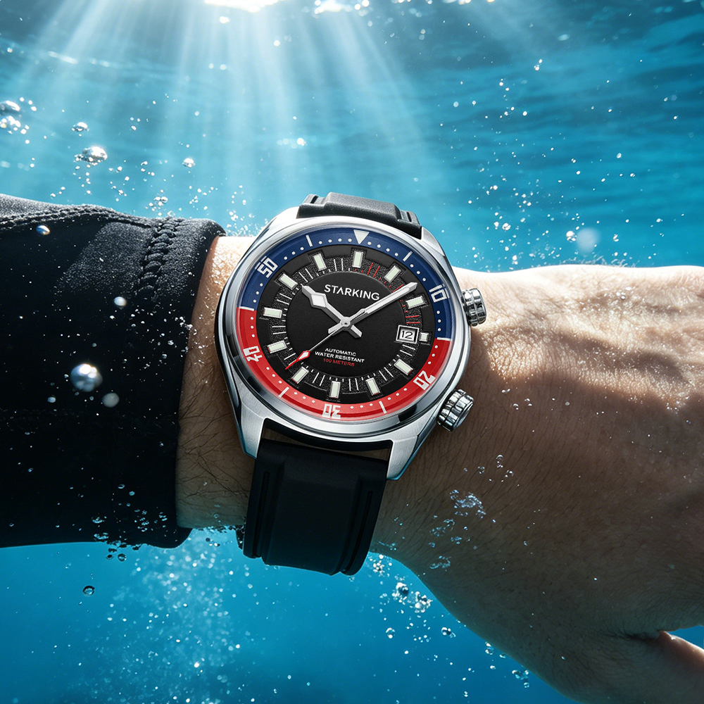 STARKING Men's Automatic 8215  - Rubber Strap Diver recensione e prezzo