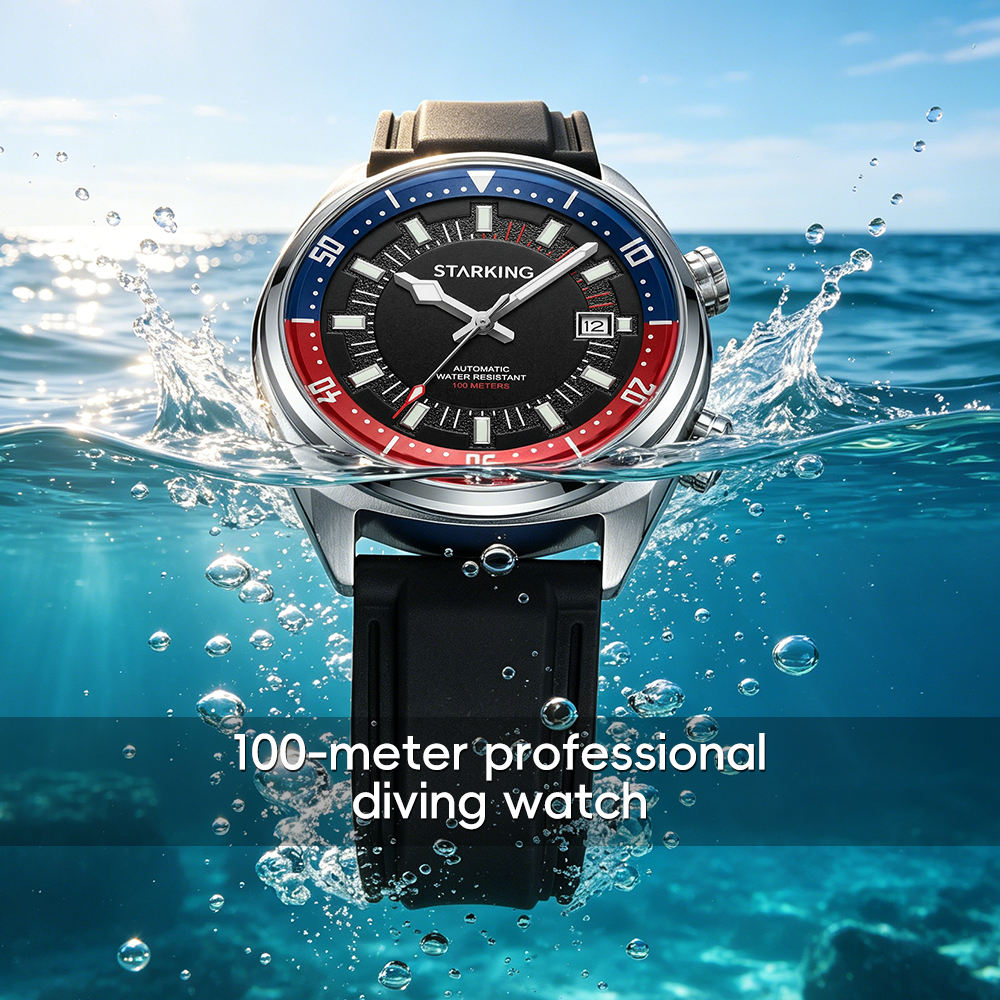 STARKING Men's Automatic 8215  - Rubber Strap Diver recensione e prezzo