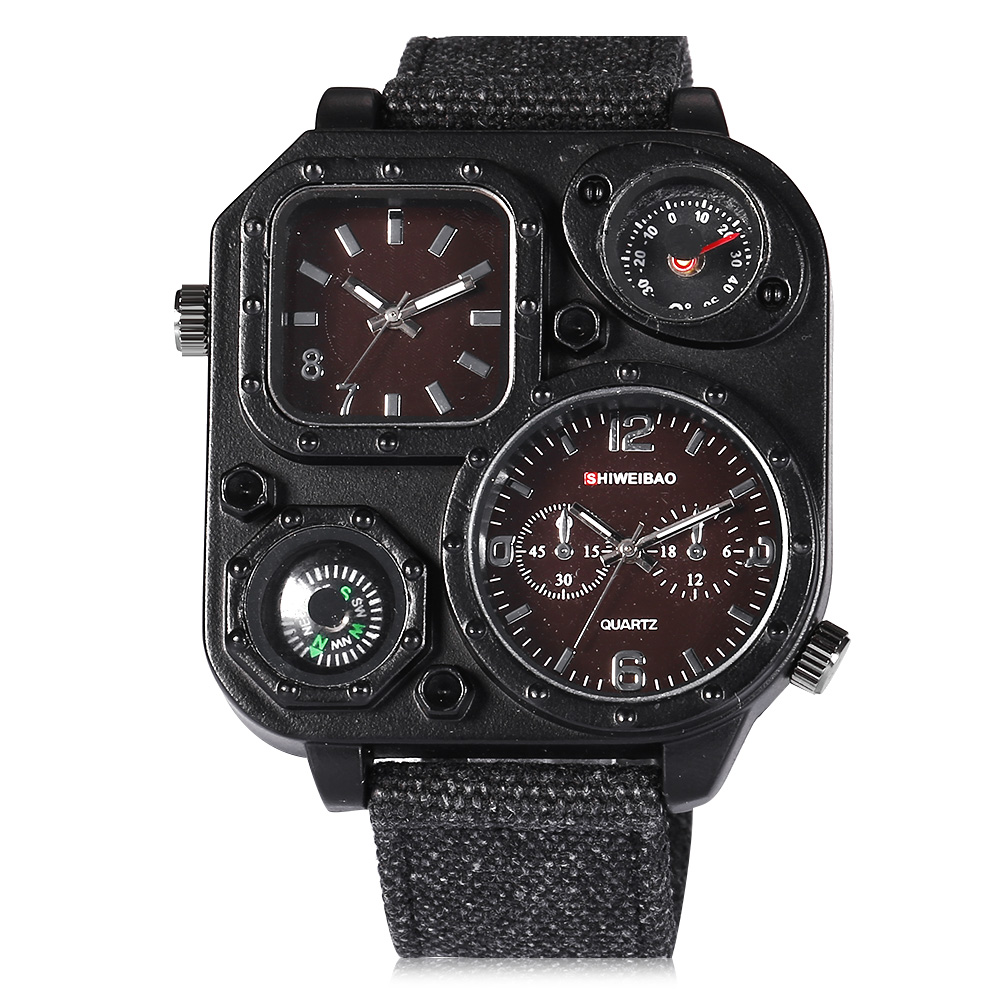Quartz Mens Watches Top Brand  - Canvas Strap Watch recensione e prezzo