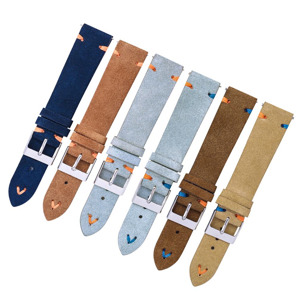 Suede Watch Straps 18mm 20mm H - Suede Strap Watch recensione e prezzo