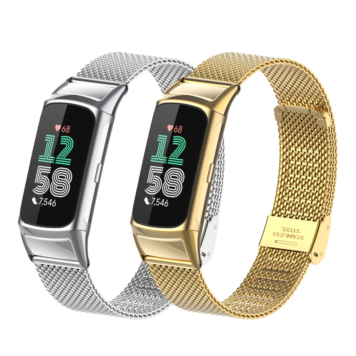 Suitable for Fitbit Charge 5/6 - Mesh Strap Metal recensione e prezzo