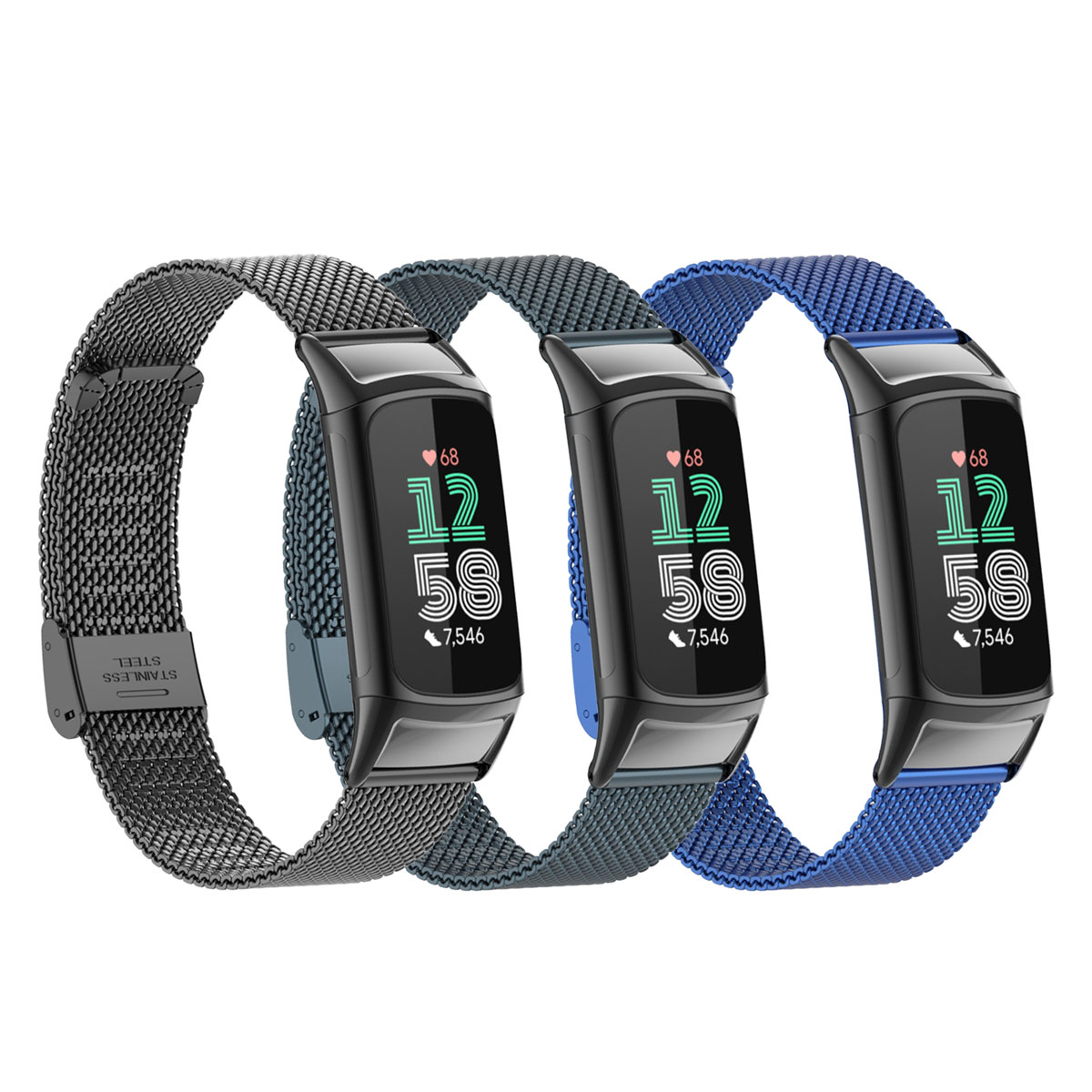 Suitable for Fitbit Charge 5/6 - Mesh Strap Metal recensione e prezzo