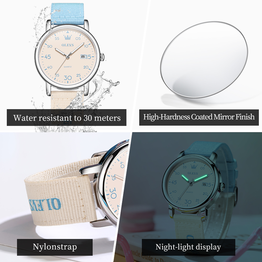 OLEVS Brand New Fashion Retro  - Canvas Strap Watch recensione e prezzo