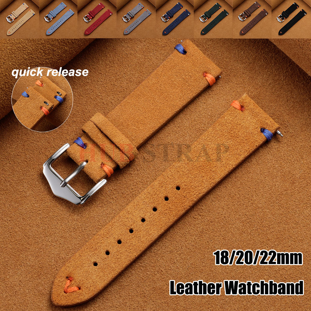 18mm 20mm 22mm Suede Leather S - Suede Strap Watch recensione e prezzo