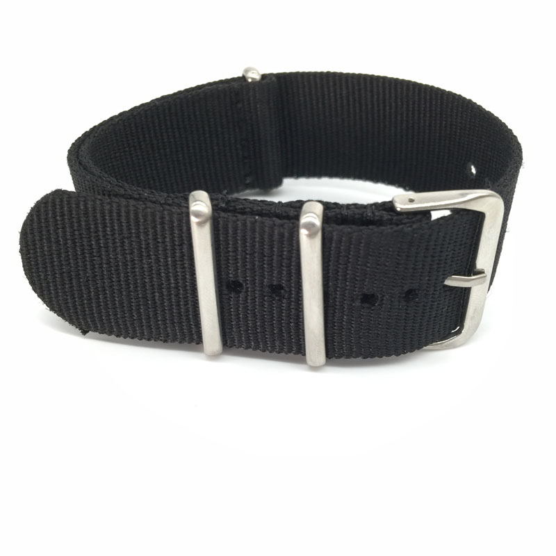 Black Nylon Strap for 16mm 18m - Nato Strap Nylon recensione e prezzo