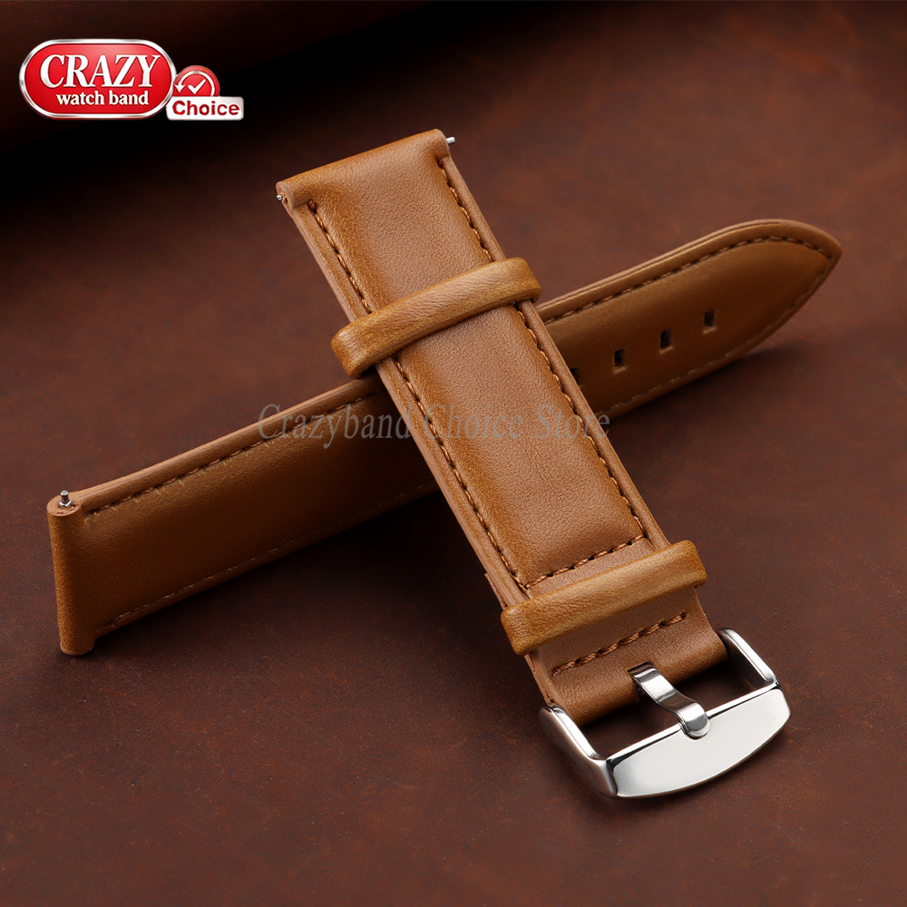 Oil Wax Cowhide Watch Band 18m - Leather Strap Quick Release recensione e prezzo