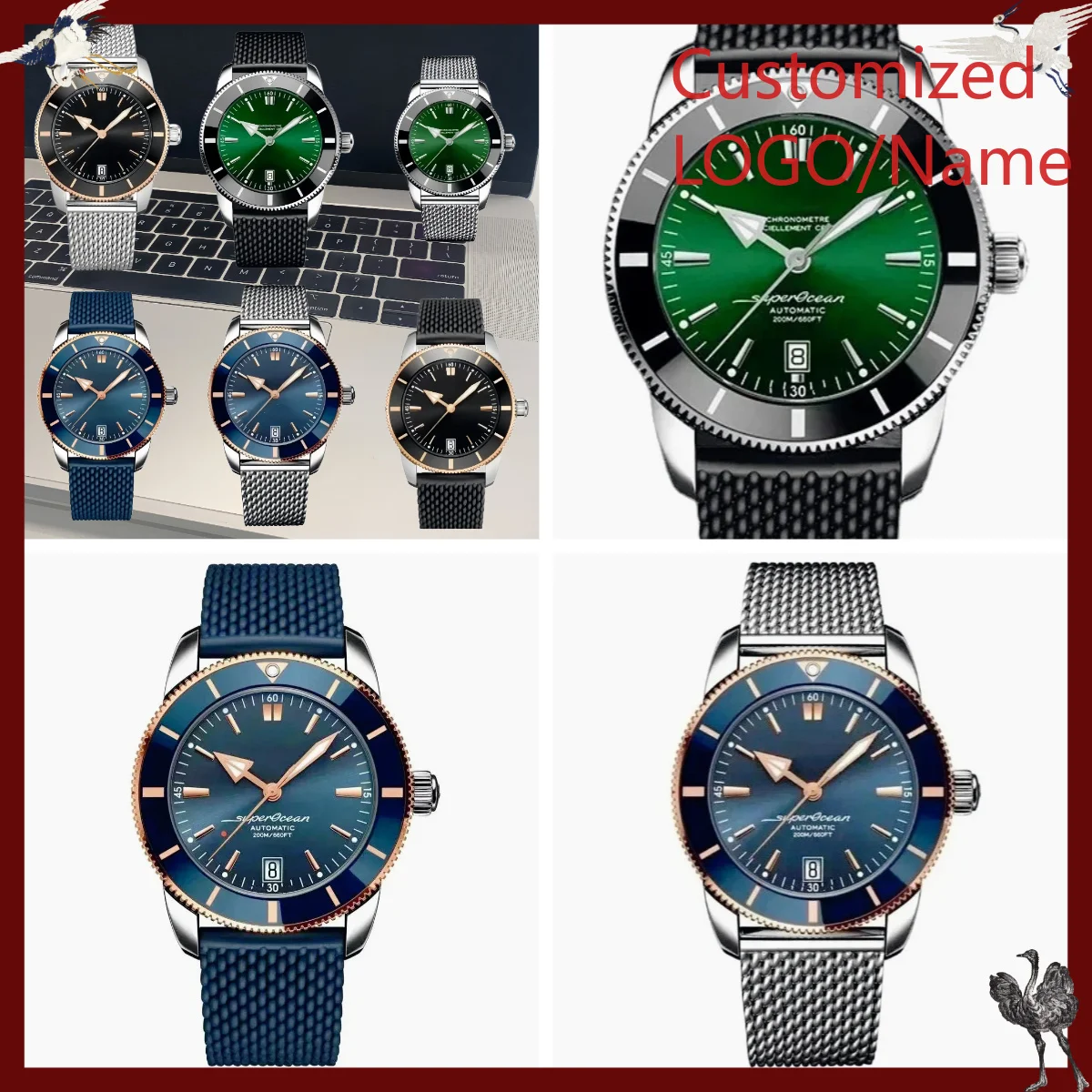 A1212 Store Customized Watches - Stainless Bracelet Diver recensione e prezzo