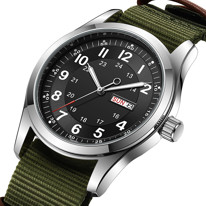 2026 Men's 42mm Watch Glow in  - Canvas Strap Watch recensione e prezzo
