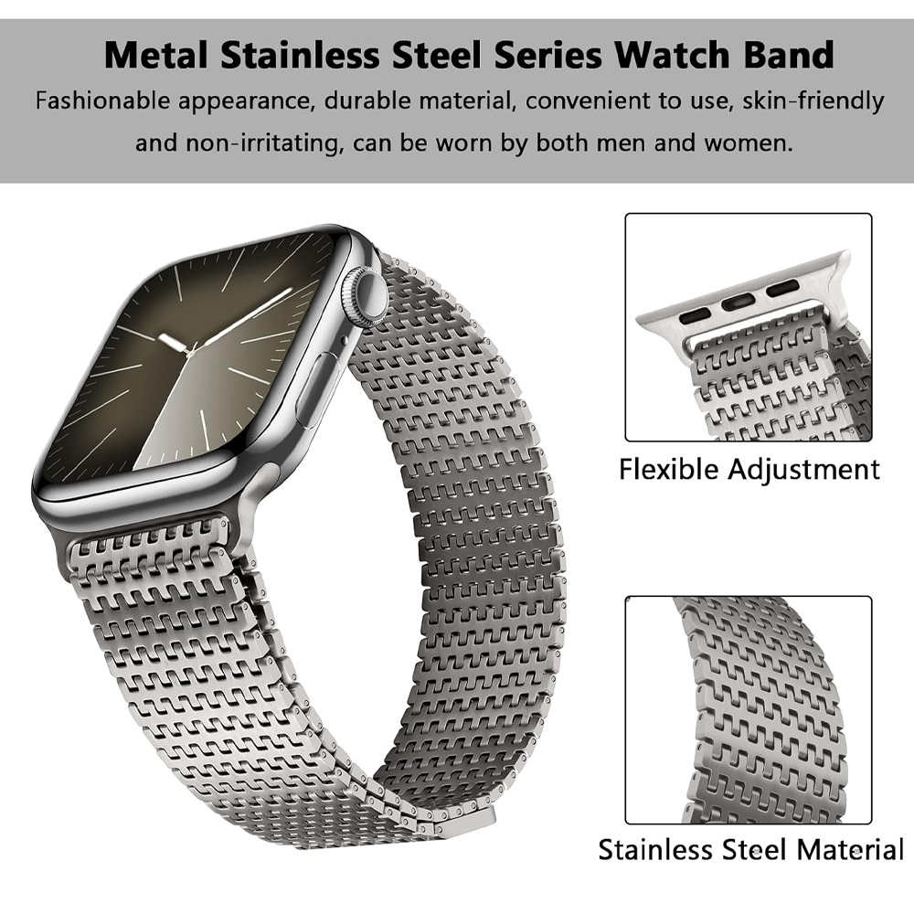 Titanium loop strap for Apple  - Milanese Loop Magnetic recensione e prezzo