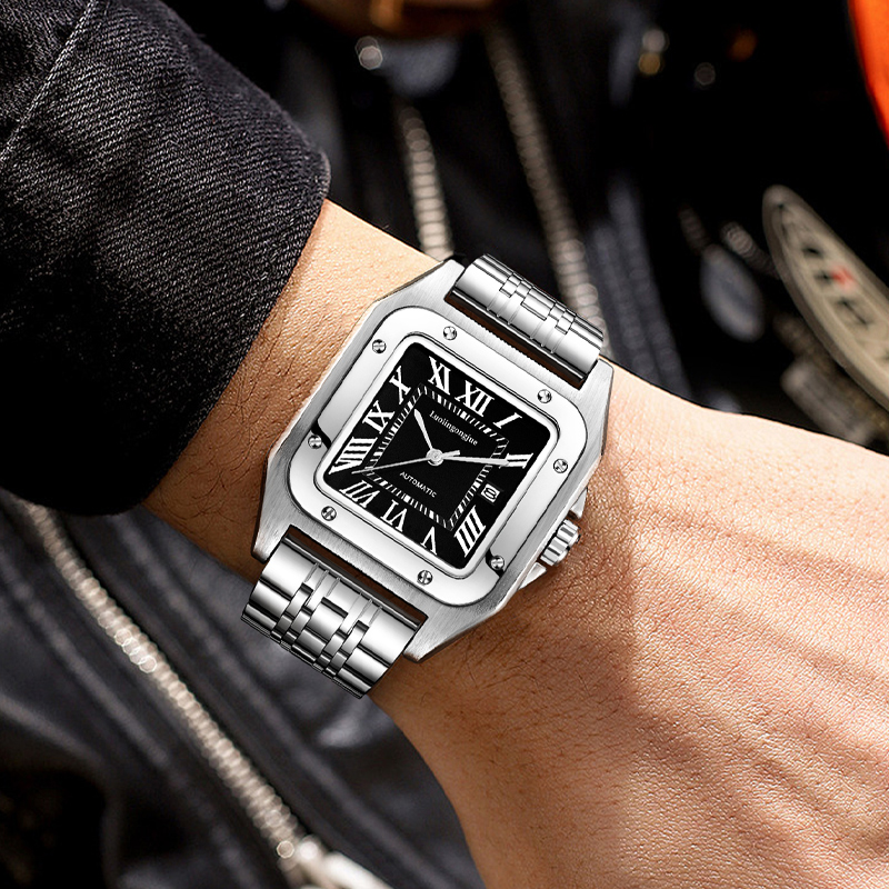High-End Luxury Square Automat - Butterfly Clasp Deployant recensione e prezzo
