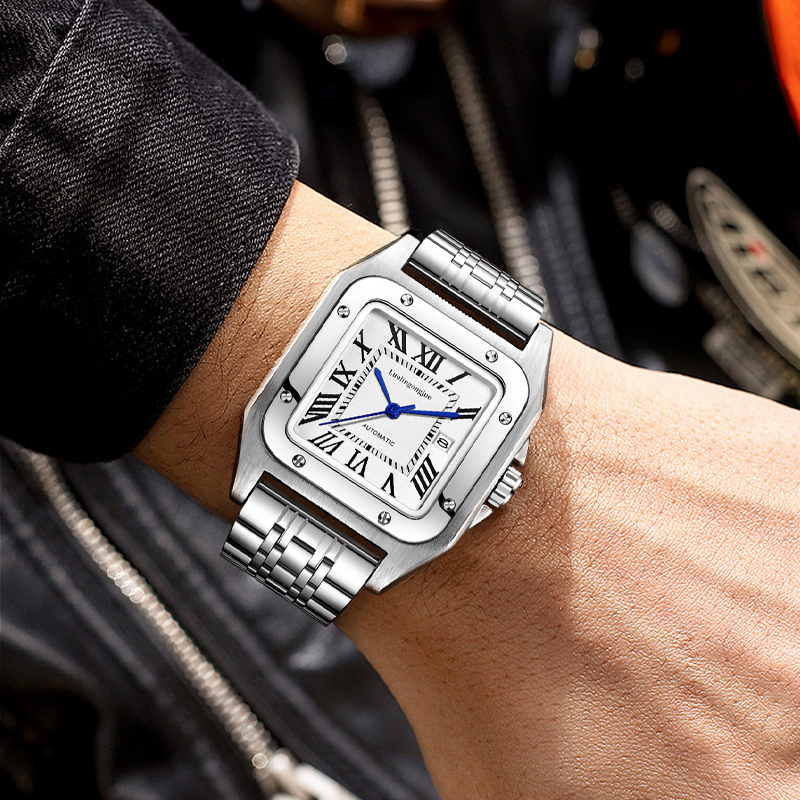High-End Luxury Square Automat - Butterfly Clasp Deployant recensione e prezzo