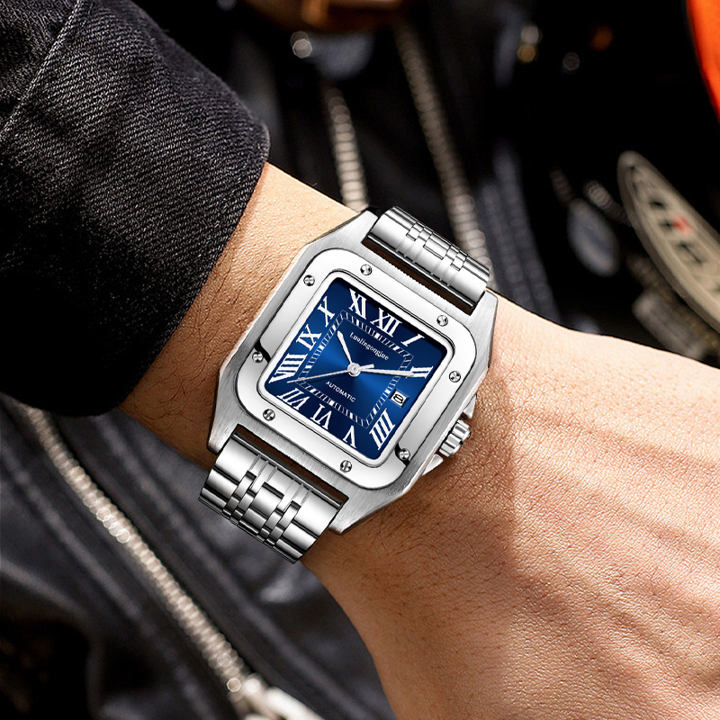 High-End Luxury Square Automat - Butterfly Clasp Deployant recensione e prezzo