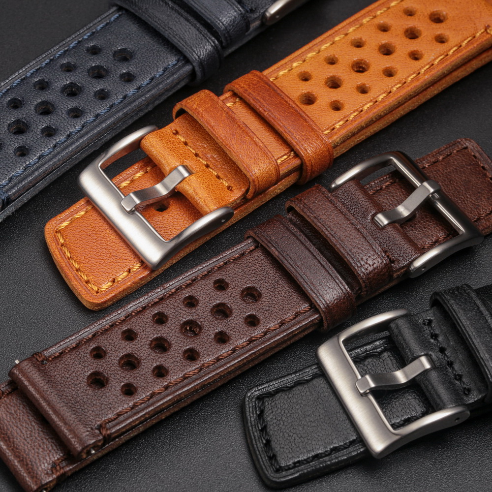 Hemsut Cowhide Watch Band Quic - Leather Strap Quick Release recensione e prezzo