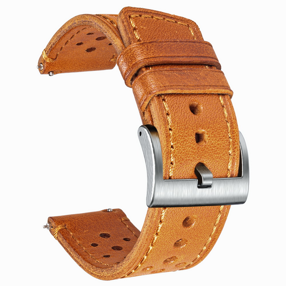 Hemsut Cowhide Watch Band Quic - Leather Strap Quick Release recensione e prezzo