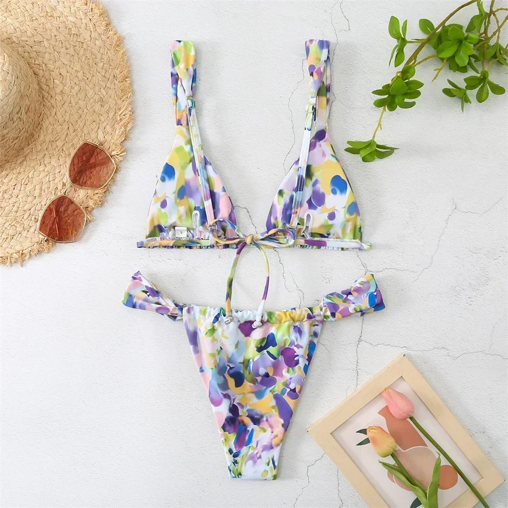Vintage Print Bikini Thong Str - Tropic Strap Vintage recensione e prezzo