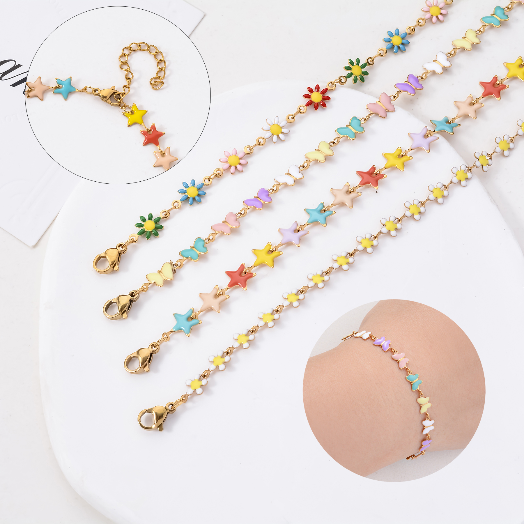 1Pcs Stainless Steel For Women - Butterfly Clasp Deployant recensione e prezzo