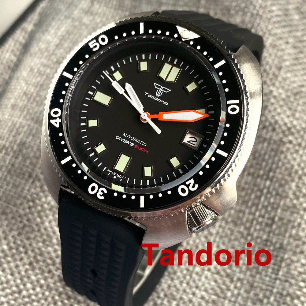 Tandorio 44mm Japan NH35/PT500 - Rubber Strap Diver recensione e prezzo