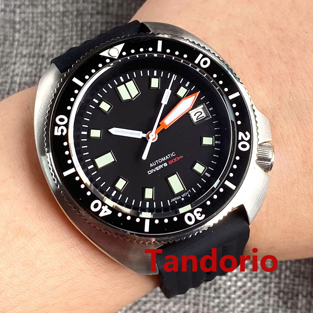 Tandorio 44mm Japan NH35/PT500 - Rubber Strap Diver recensione e prezzo