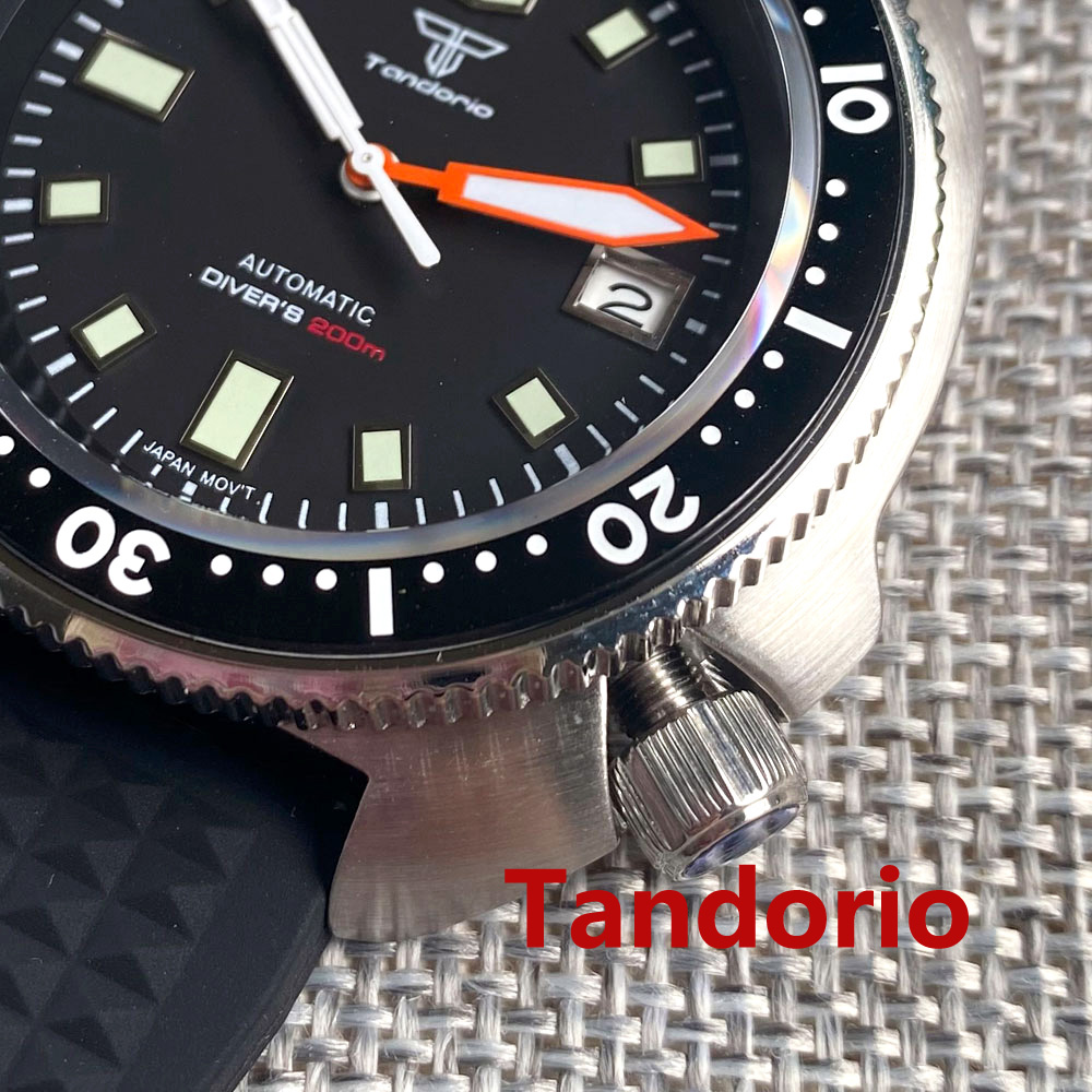 Tandorio 44mm Japan NH35/PT500 - Rubber Strap Diver recensione e prezzo