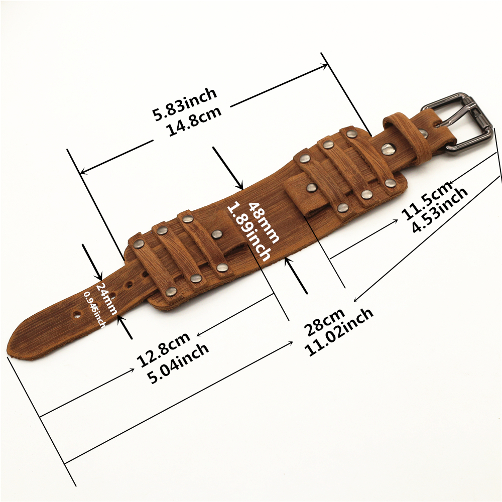 Punk Leather Watch Strap for M - Tropic Strap Vintage recensione e prezzo