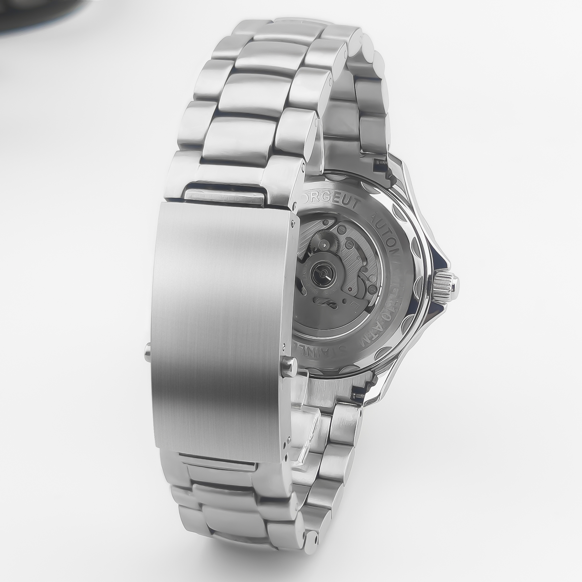 CUSTOM Logo Sapphire Glass Aut - Stainless Bracelet Diver recensione e prezzo